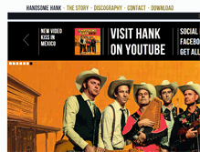 Tablet Screenshot of handsomehank.com